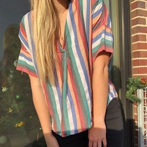Madewell Courier Button Back Shirt!